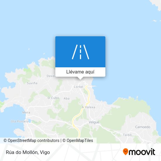 Mapa Rúa do Mollón