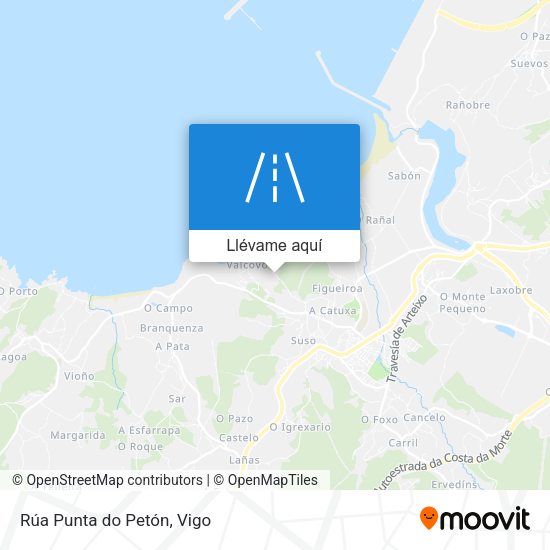 Mapa Rúa Punta do Petón