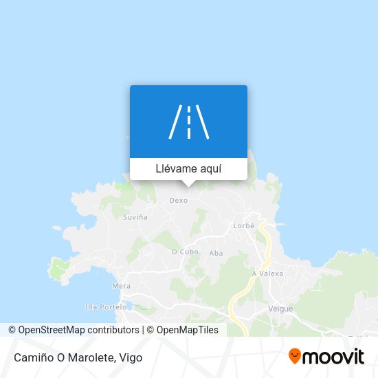 Mapa Camiño O Marolete