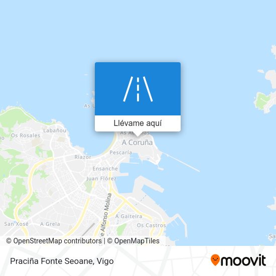 Mapa Praciña Fonte Seoane