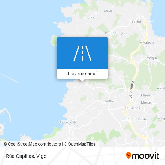 Mapa Rúa Capillas