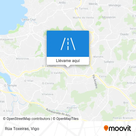 Mapa Rúa Toxeiras