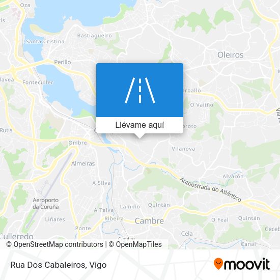 Mapa Rua Dos Cabaleiros