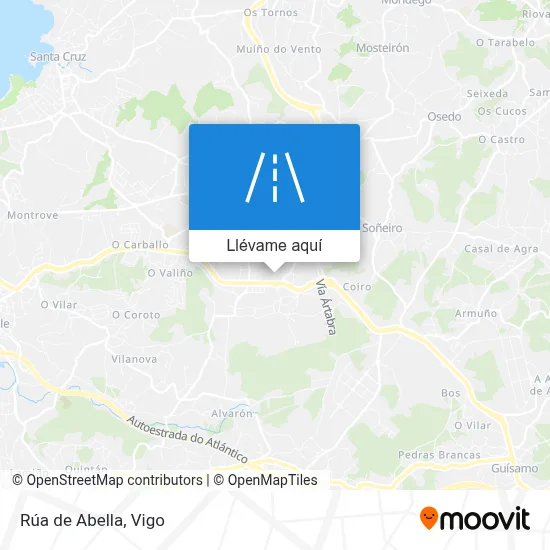 Mapa Rúa de Abella