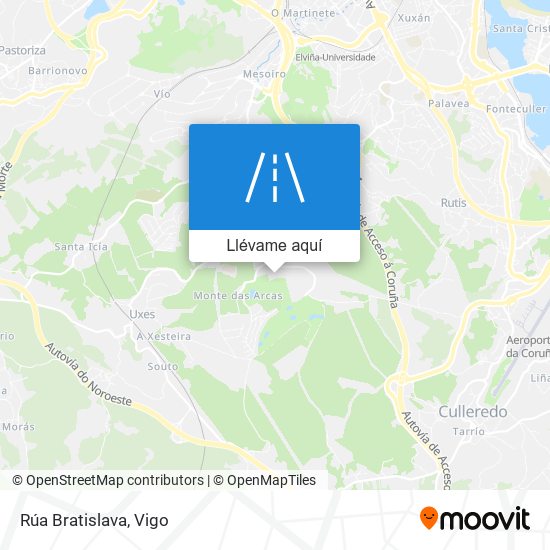 Mapa Rúa Bratislava