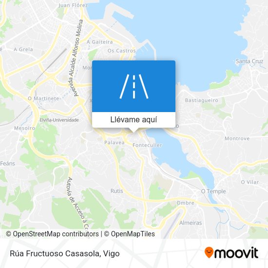 Mapa Rúa Fructuoso Casasola