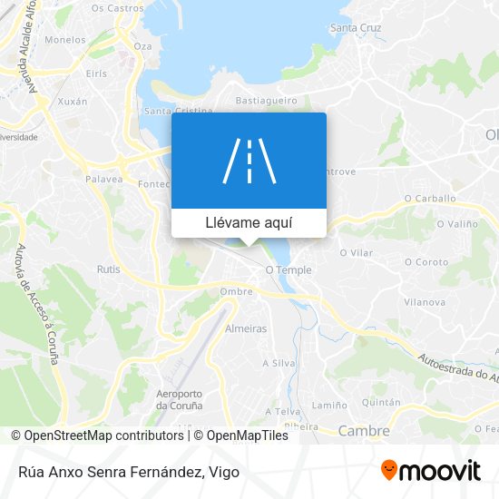 Mapa Rúa Anxo Senra Fernández