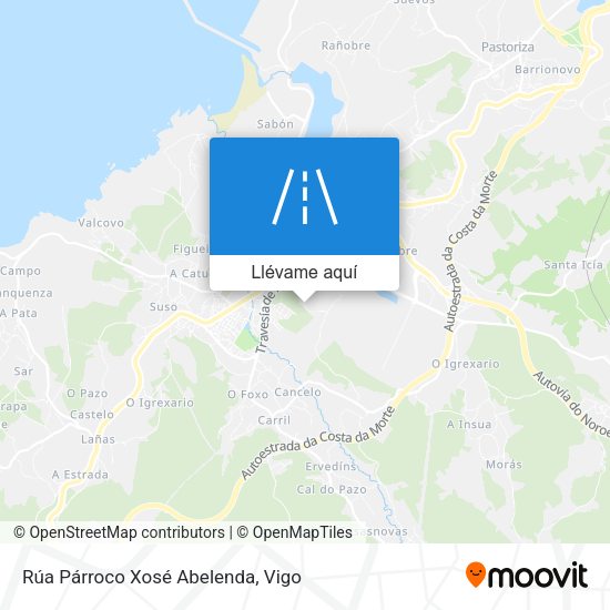 Mapa Rúa Párroco Xosé Abelenda