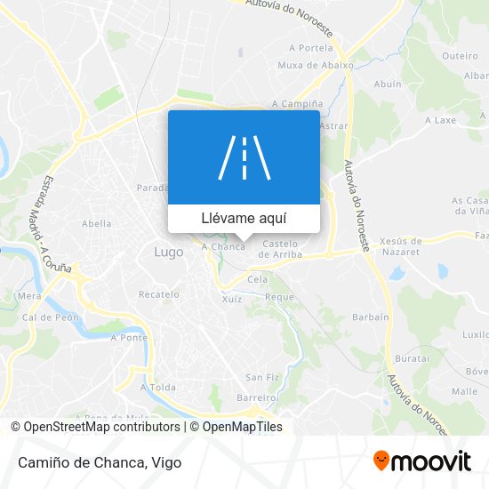 Mapa Camiño de Chanca