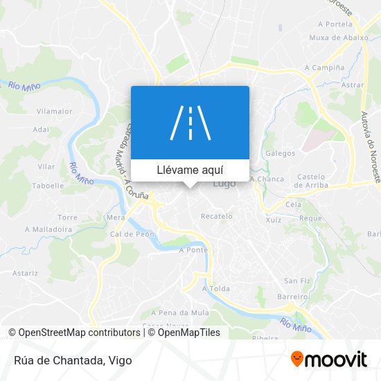 Mapa Rúa de Chantada