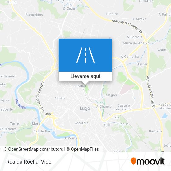 Mapa Rúa da Rocha