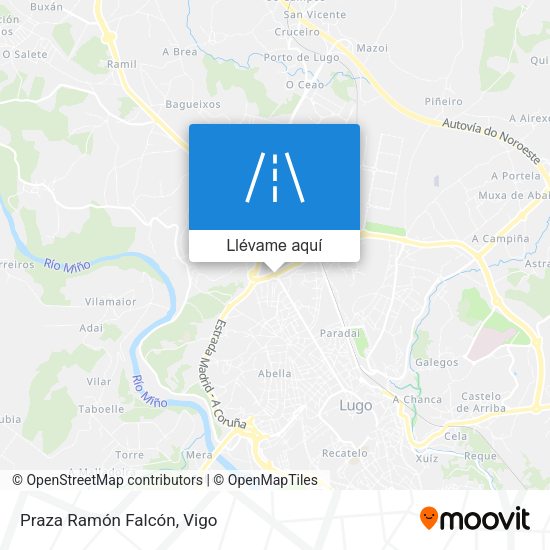 Mapa Praza Ramón Falcón