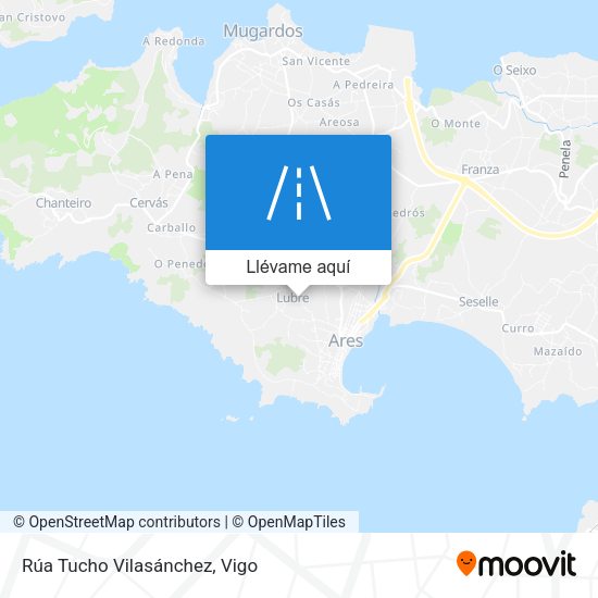 Mapa Rúa Tucho Vilasánchez