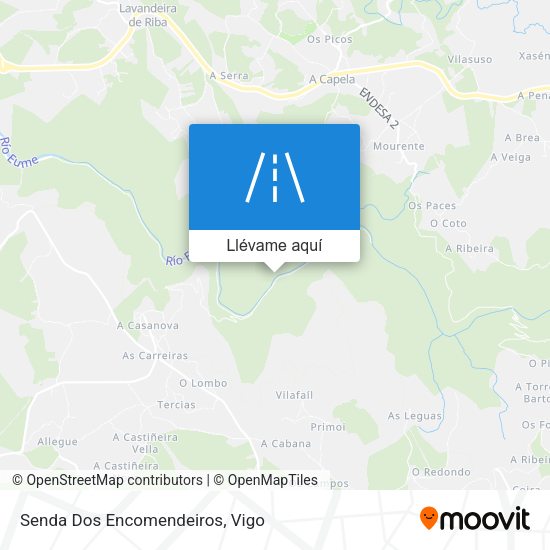 Mapa Senda Dos Encomendeiros