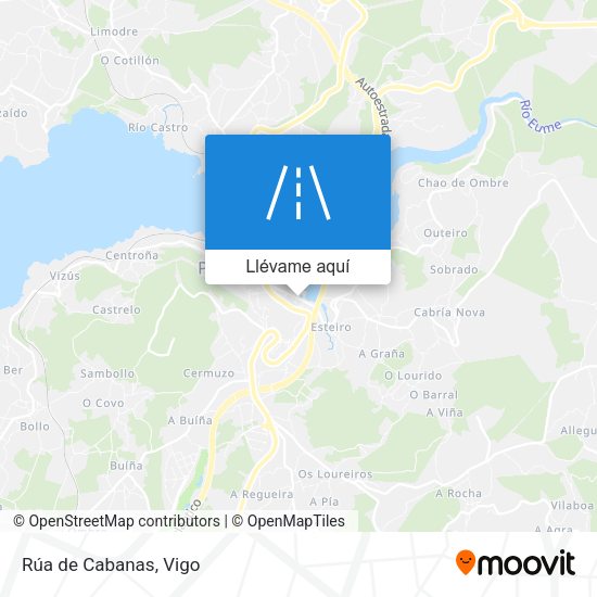 Mapa Rúa de Cabanas