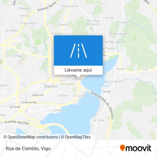 Mapa Rúa de Cornido