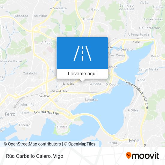 Mapa Rúa Carballo Calero