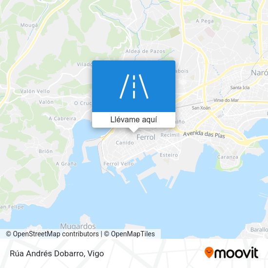Mapa Rúa Andrés Dobarro