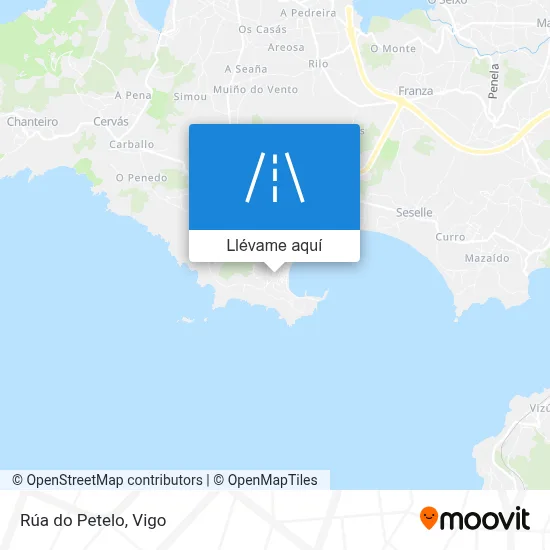 Mapa Rúa do Petelo