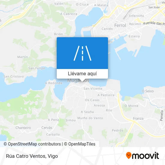 Mapa Rúa Catro Ventos