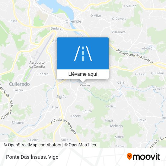 Mapa Ponte Das Ínsuas