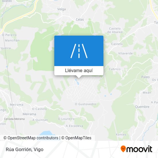 Mapa Rúa Gorrión