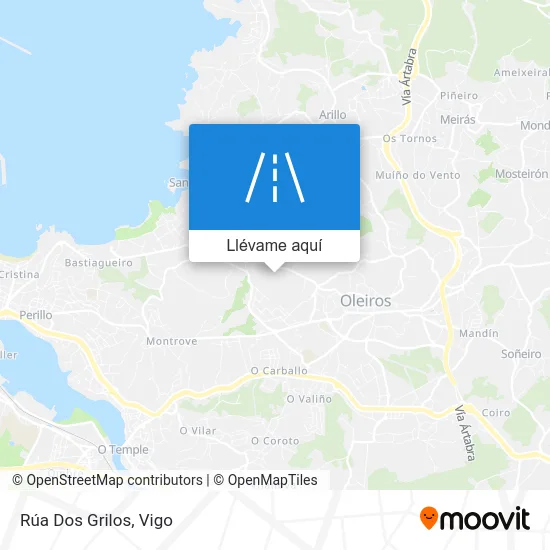 Mapa Rúa Dos Grilos