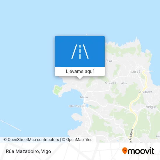 Mapa Rúa Mazadoiro