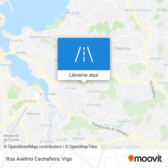 Mapa Rúa Avelino Cachafeiro