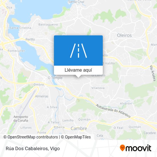 Mapa Rúa Dos Cabaleiros
