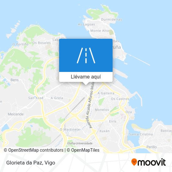 Mapa Glorieta da Paz