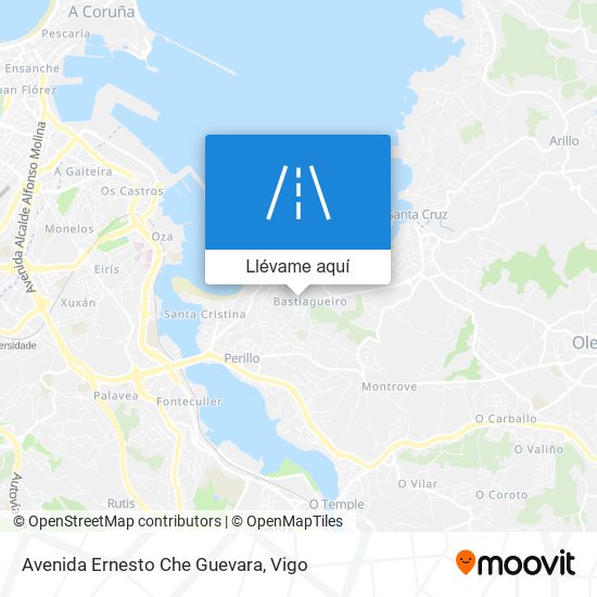 Mapa Avenida Ernesto Che Guevara