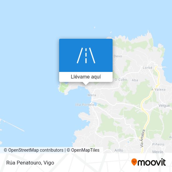 Mapa Rúa Penatouro