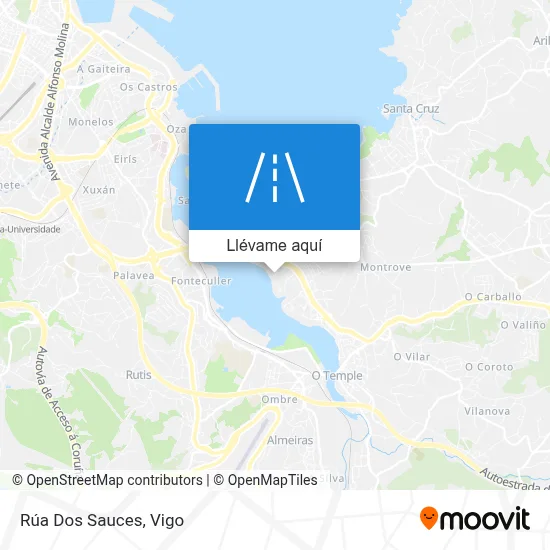 Mapa Rúa Dos Sauces