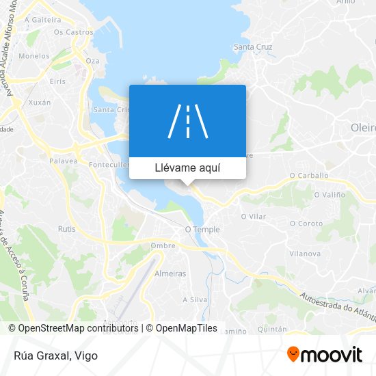 Mapa Rúa Graxal