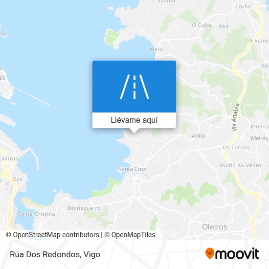 Mapa Rúa Dos Redondos