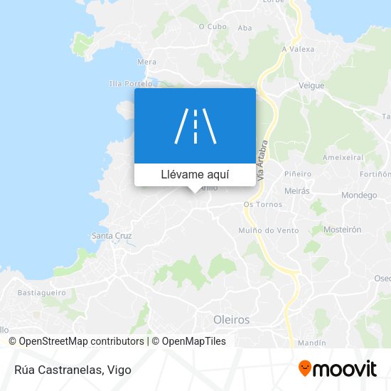Mapa Rúa Castranelas