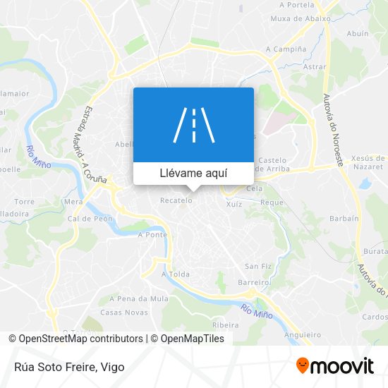 Mapa Rúa Soto Freire