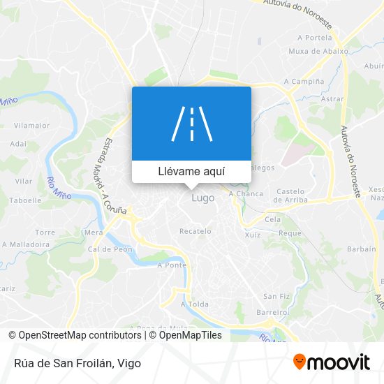 Mapa Rúa de San Froilán