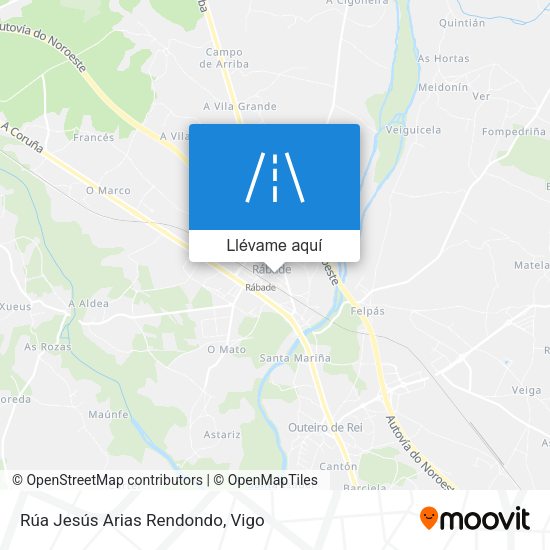 Mapa Rúa Jesús Arias Rendondo