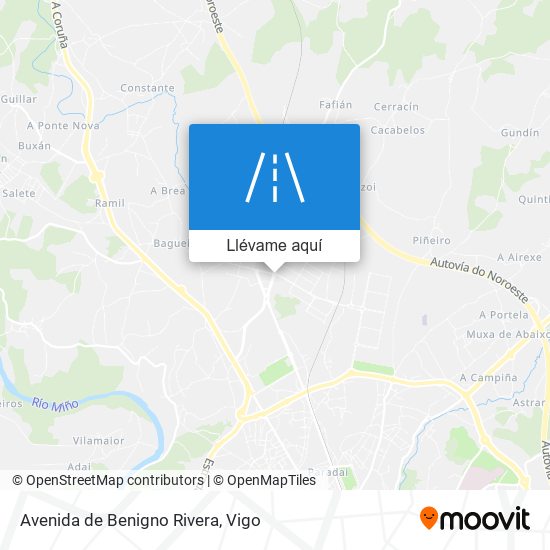 Mapa Avenida de Benigno Rivera