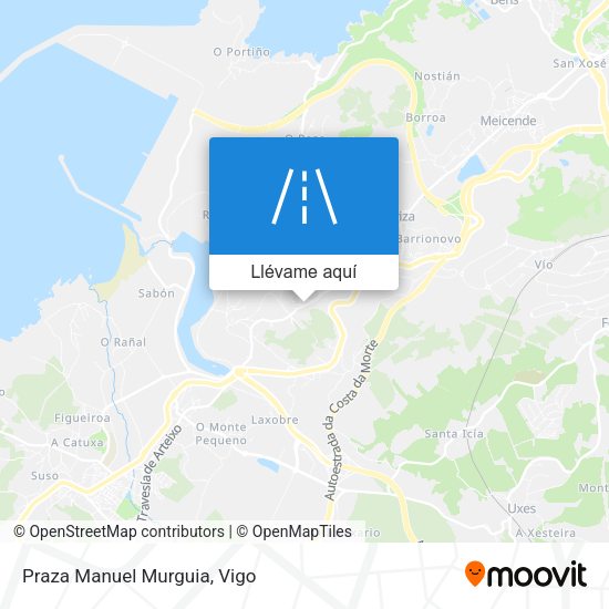 Mapa Praza Manuel Murguia