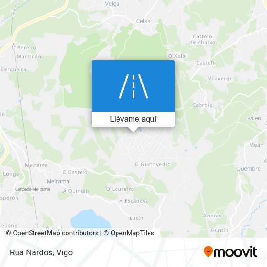 Mapa Rúa Nardos