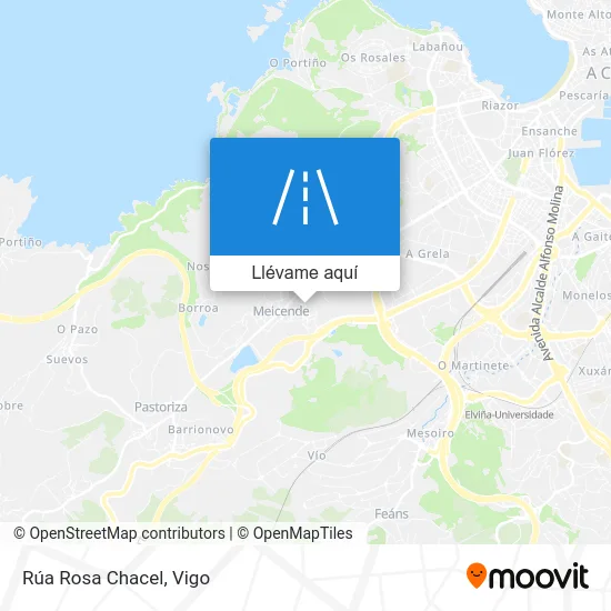 Mapa Rúa Rosa Chacel