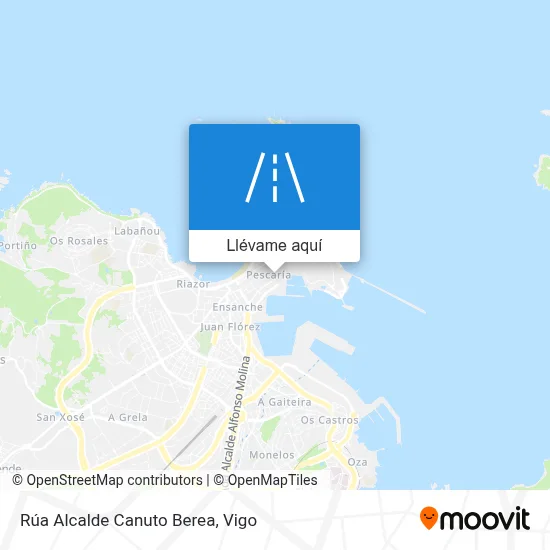 Mapa Rúa Alcalde Canuto Berea