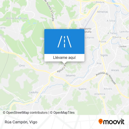 Mapa Rúa Campón