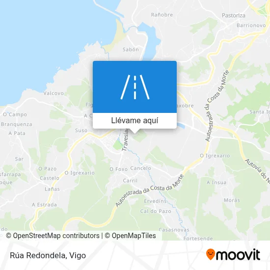 Mapa Rúa Redondela
