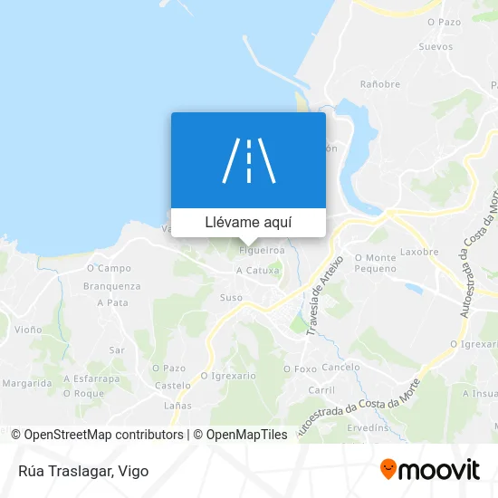 Mapa Rúa Traslagar