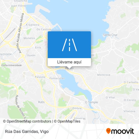 Mapa Rúa Das Garridas