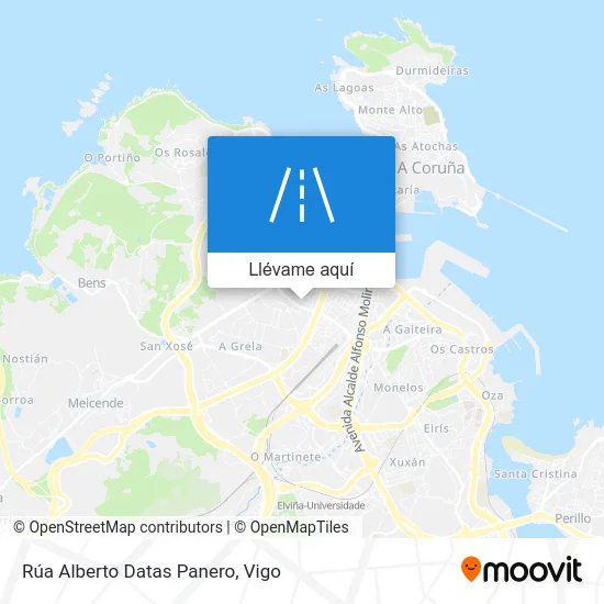 Mapa Rúa Alberto Datas Panero